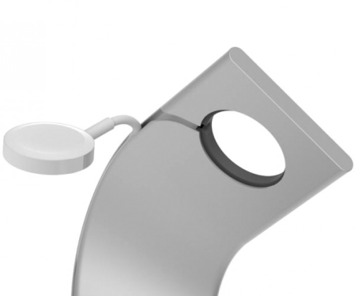 Подставка Nomad Stand for Apple Watch Silver 